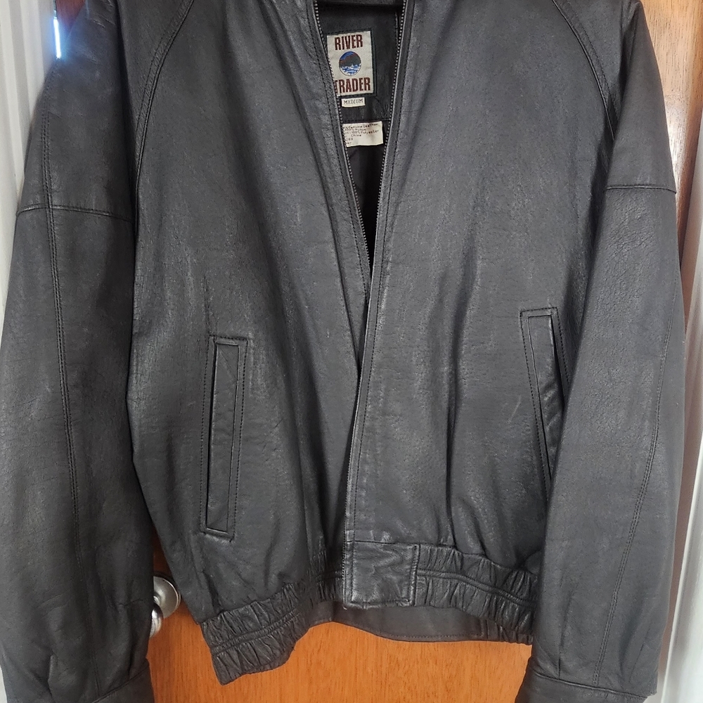 Mens River Trader 1983 Leather Jacket